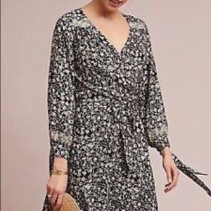 Natalie Martin Anthropologie Danika Wrap Dress